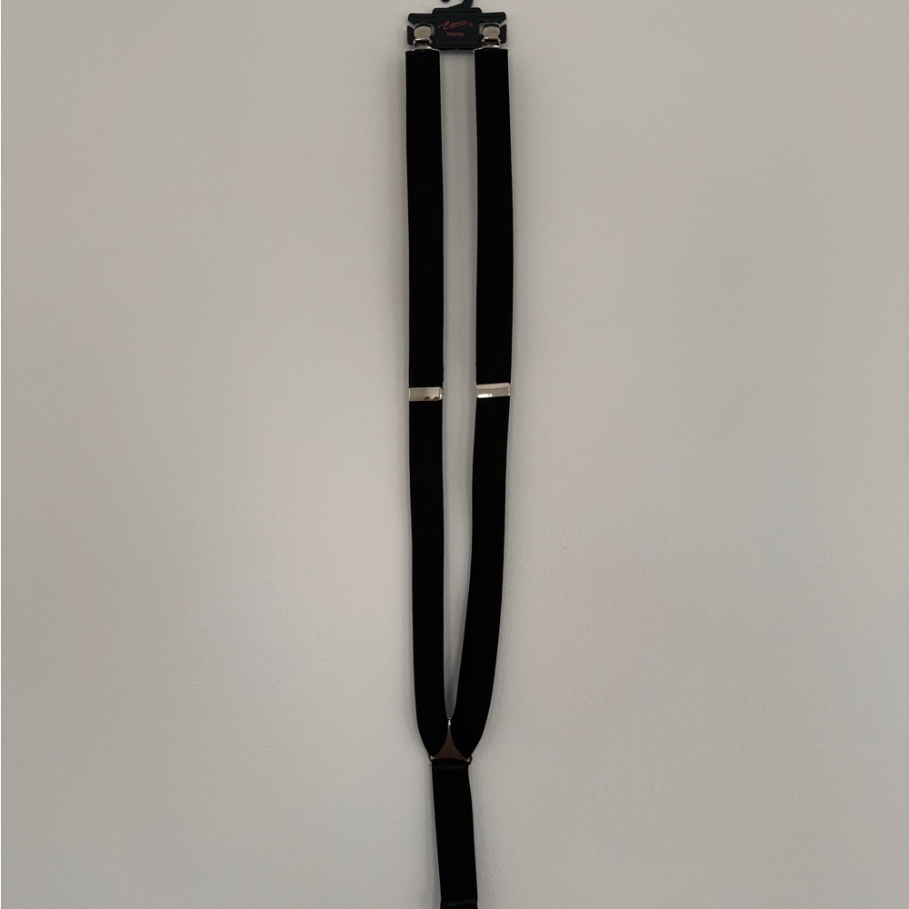 Egara youth Elegant Black Suspenders
